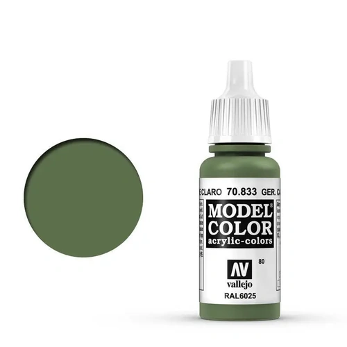 Vallejo Model Colour #087 - Fern Green - 18 ml Matt Acrylic Paint