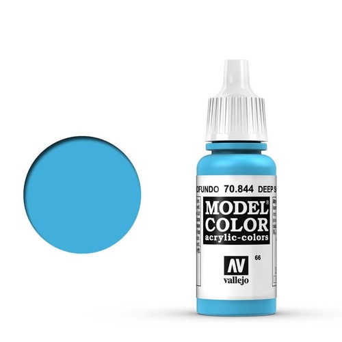 Vallejo 70844 Model Colour #066 Deep Sky Blue 17 ml Acrylic Paint