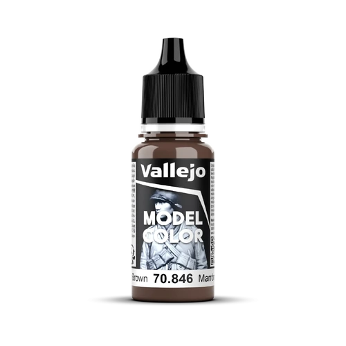 Vallejo Model Colour #154 - Mahogany Brown - 18 ml Matt Acrylic Paint