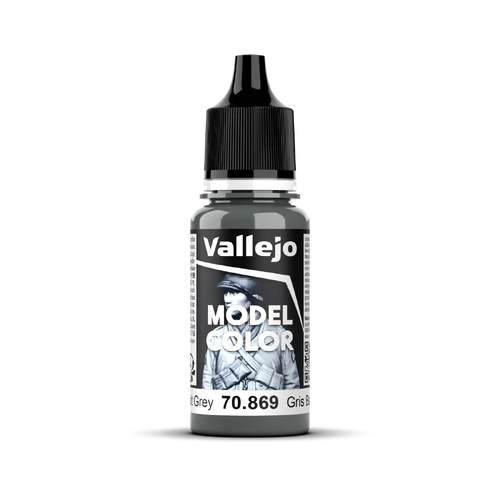 Vallejo Model Colour #187 - Basalt Grey - 18 ml Matt Acrylic Paint