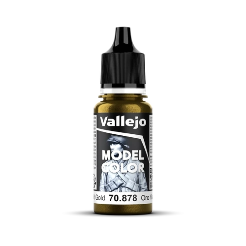 Vallejo Model Colour #200 Metallic Old Gold 17 ml Acrylic Paint
