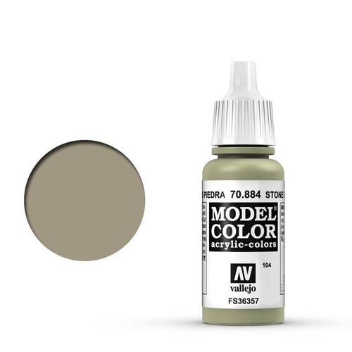 Vallejo 70884 Model Colour #104 Stone Grey 17 ml Acrylic Paint