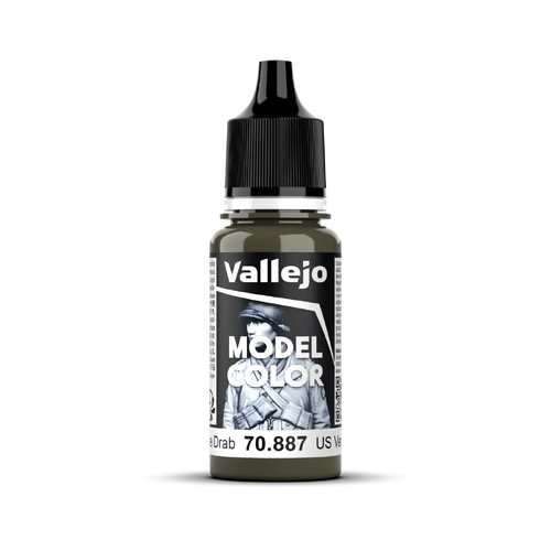 Vallejo Model Colour #122 US Olive Drab 17 ml Acrylic Paint