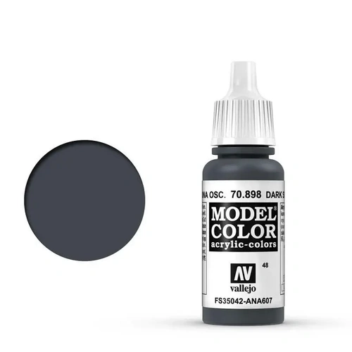Vallejo Model Colour #072 - Dark Sea Blue - 18 ml Matt Acrylic Paint