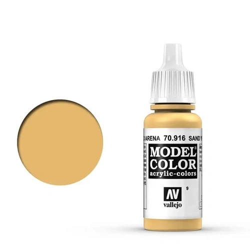 Vallejo Model Colour #146 Sand Yellow 17 ml Acrylic Paint