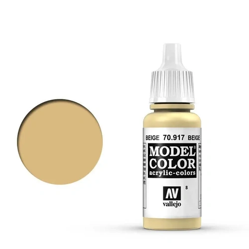 Vallejo Model Colour #131 Beige 17 ml Acrylic Paint