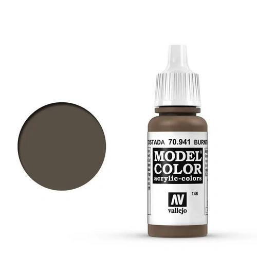 Vallejo Model Colour #118 - Burnt Umber - 18 ml Matt Acrylic Paint