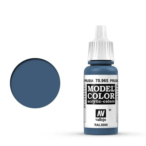 Vallejo Model Colour #056 - Prussian Blue - 18 ml Matt Acrylic Paint