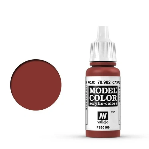 Vallejo Model Colour #162 Cavalry Brown 17 ml Acrylic Paint