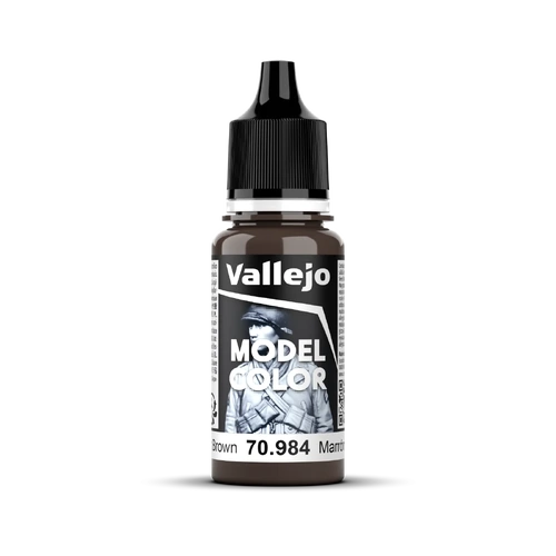 Vallejo Model Colour #155 Flat Brown 17 ml Acrylic Paint