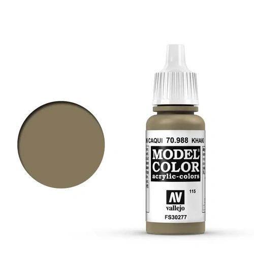Vallejo Model Colour #114 - Khaki - 18 ml Matt Acrylic Paint