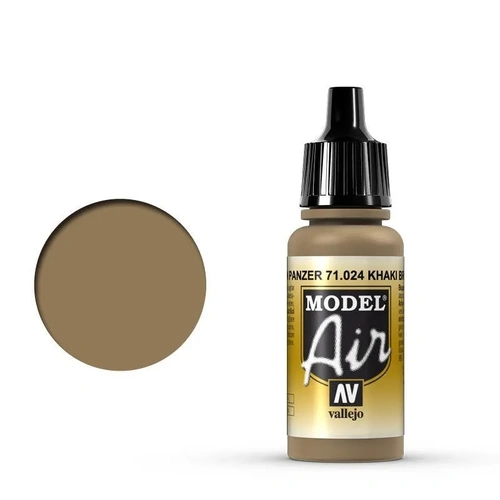 Vallejo Model Air Khaki Brown 17 ml Acrylic Airbrush Paint