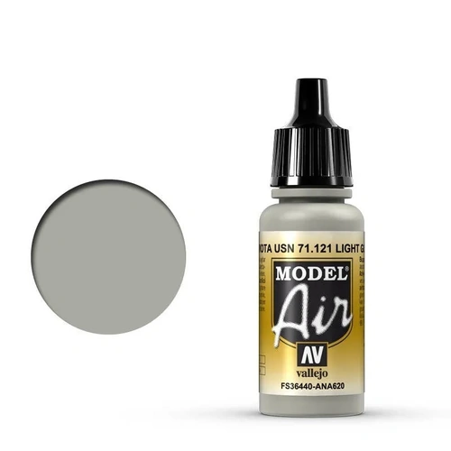 Vallejo Model Air Light Gull Gray 17 ml Acrylic Airbrush Paint