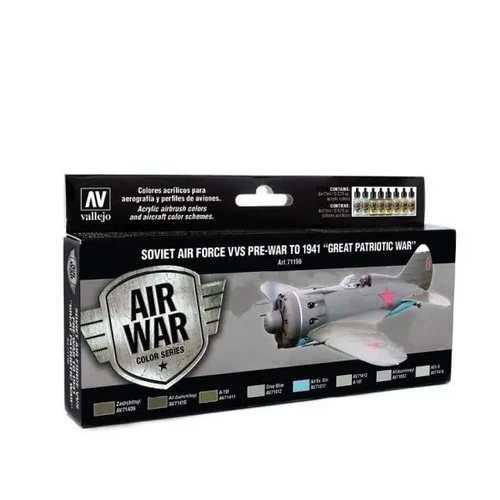 Vallejo Model Air Soviet Air Force VVS Pre-War To 1941 Great Patriotic War Acrylic Paint Set