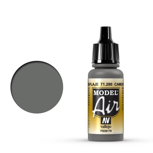 Vallejo Model Air Camouflage Gray 17 ml Acrylic Airbrush Paint [71280] (6 PCS)