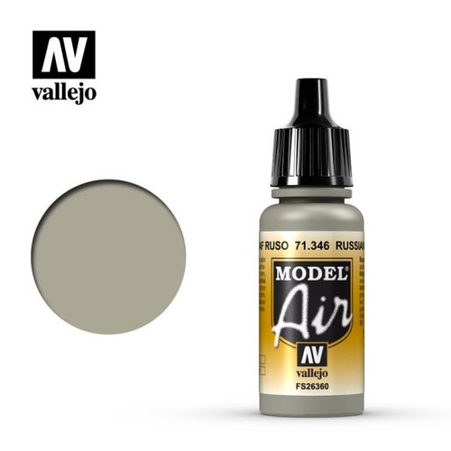 Vallejo Model Air Russian AF Grey N.4 17ml Acrylic Airbrush Paint [71346] (6 PCS)
