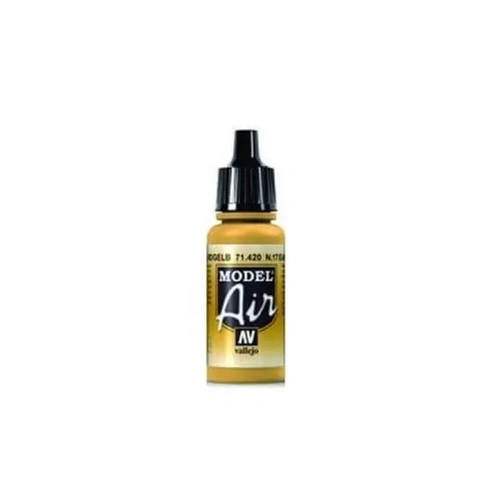 Vallejo Model Air Nº17 Earth Yellow 17ml Acrylic Paint
