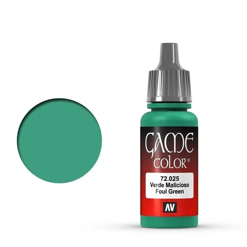 Vallejo Game Colour Foul Green 18ml Acrylic Paint - New Formulation