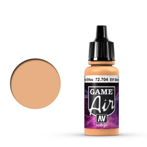 Vallejo Game Air Elf Skintone 17 ml Acrylic Airbrush Paint [72704] (6 PCS)