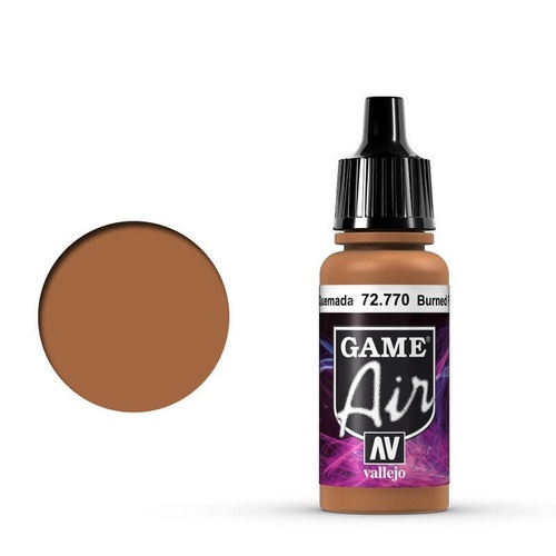 Vallejo Game Air Burned Flesh 17 ml Acrylic Airbrush Paint [72770] (6 PCS)