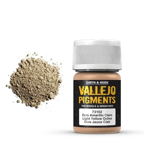 Vallejo 73102 Pigments Light Yellow Ochre 30 ml