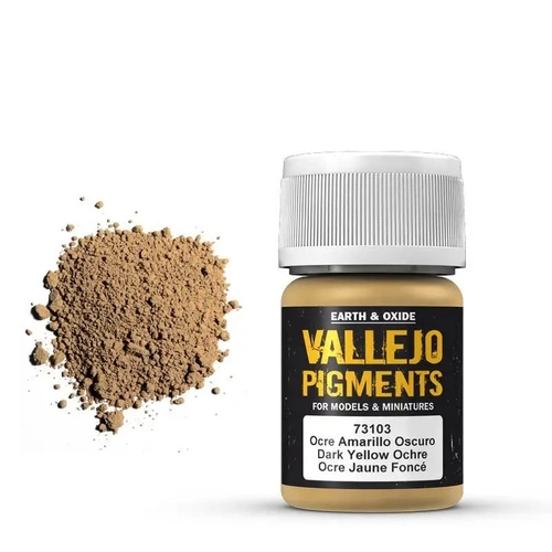 Vallejo 73103 Pigments Dark Yellow Ochre 30 ml