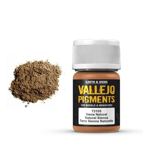 Vallejo 73105 Pigments Natural Sienna 30 ml