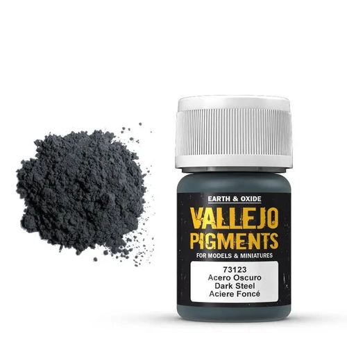 Vallejo 73123 Pigments Dark Steel 30 ml