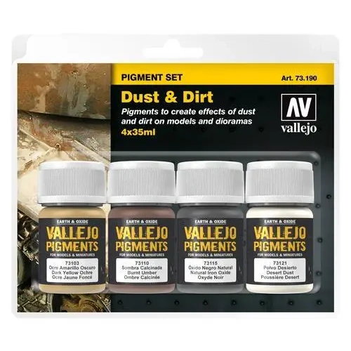 Vallejo Pigments Set Dust & Dirt 4 x 35ml