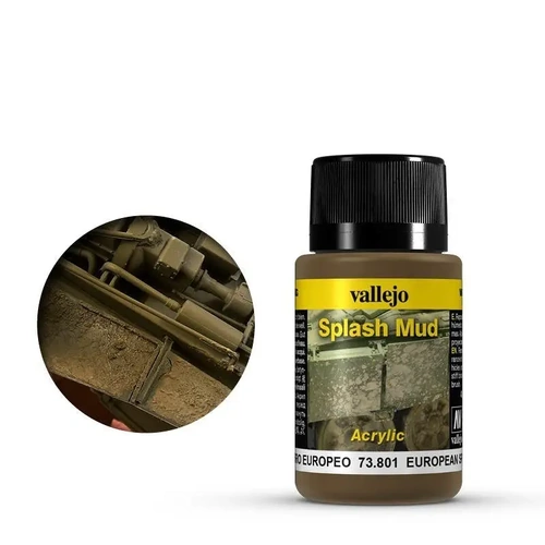 Vallejo 73801 Weathering Effects European Splash Mud 40 ml