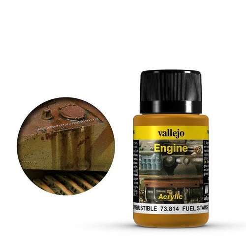 Vallejo 73814 Weathering Effects Fuel Stains 40 ml