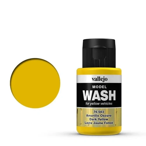 Vallejo 76503 Model Wash Dark Yellow 35 ml Acrylic Paint
