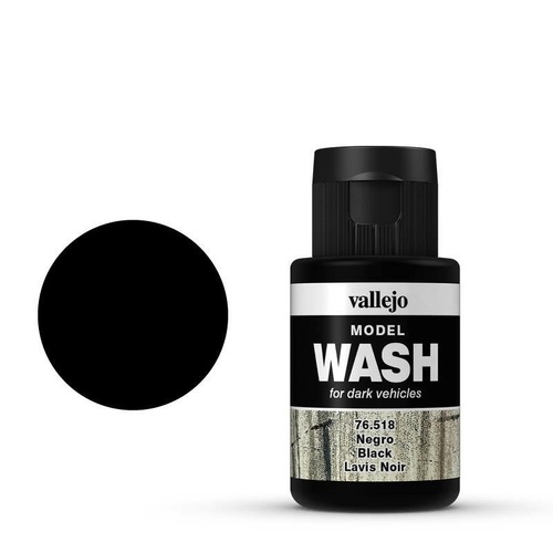 Vallejo 76518 Model Wash Black 35 ml Acrylic Paint