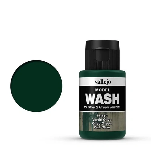 Vallejo 76519 Model Wash Olive Green 35 ml Acrylic Paint