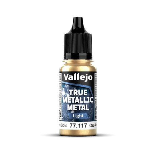 Vallejo True Metallic Metal: Light - Arcane Gold 18 ml