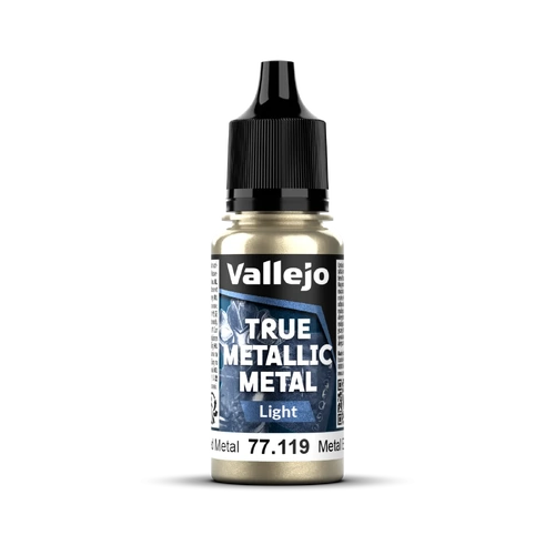 Vallejo True Metallic Metal: Light - Aged Metal 18 ml