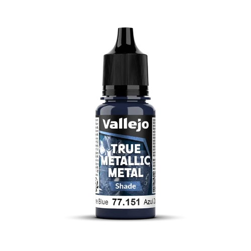 Vallejo True Metallic Metal: Shade - Sapphire Blue 18 ml