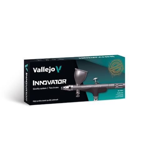 INNOVATOR By Vallejo - Gravity System - 2 in 1 (0.2 & 0.3) Precision Airbrush