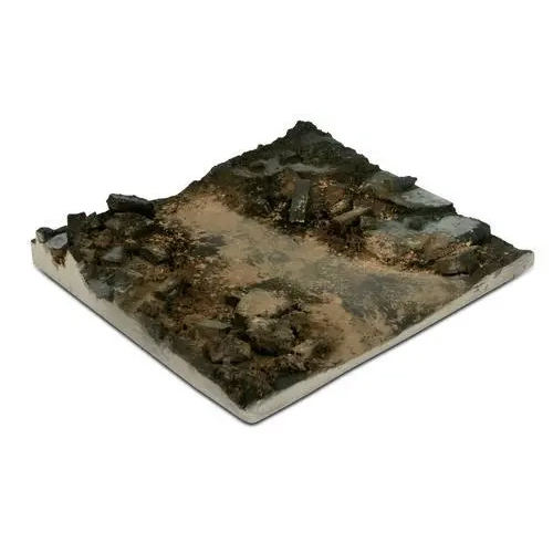 Vallejo Scenics 14x14 Rubble Street Section Diorama Base