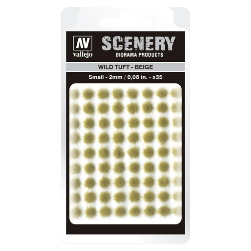 Vallejo SC403 2mm Wild Tuft - Beige Diorama Accessory