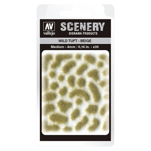 Vallejo SC408 4mm Wild Tuft - Beige Diorama Accessory