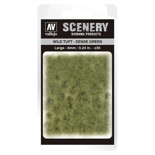 Vallejo SC413 6mm Wild Tuft - Dense Green Diorama Accessory