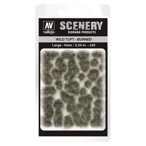 Vallejo SC414 6mm Wild Tuft - Burned Diorama Accessory