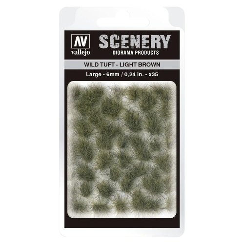 Vallejo SC418 6mm Wild Tuft - Light Brown Diorama Accessory