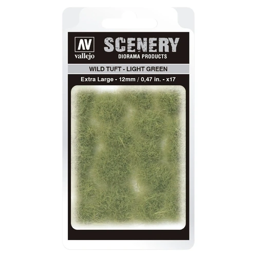 Vallejo SC426 12mm Wild Tuft - Light Green Diorama Accessory
