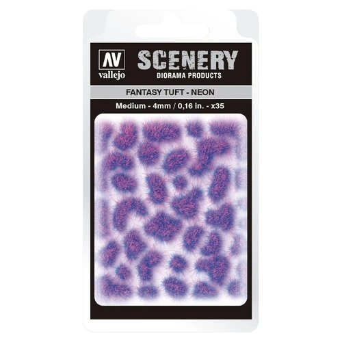 Vallejo SC430 4mm Fantasy Tuft - Neon Diorama Accessory