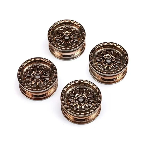 Axial Black Rhino 1.0inch Wheel with 7mm Hex, 4pcs, SCX24