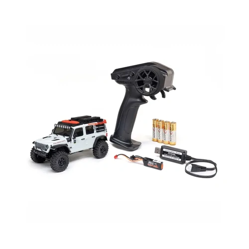 Axial SCX30 Jeep Wrangler JLU 1/30 Brushed Rock Crawler, RTR, White