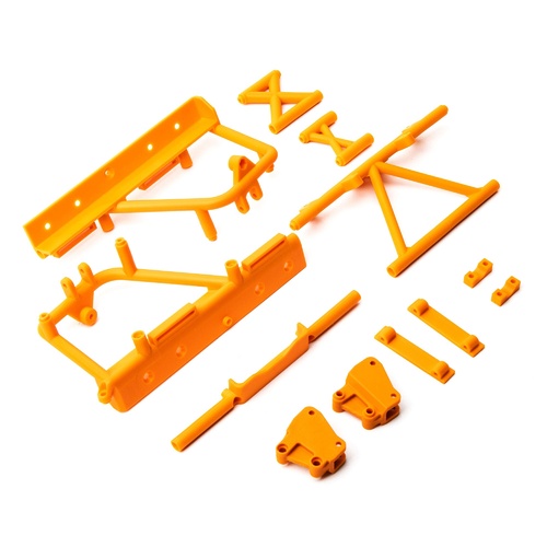 Axial Cage Supports, Battery Tray, Orange, RBX10