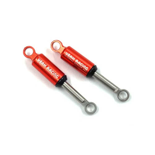 Yeah Racing Red Aluminium 37mm SCX24 Internal Shocks 2Pcs w/ Hardware
